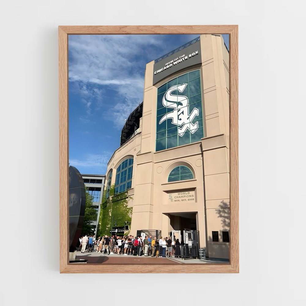 Poster La Foule au Stade – affiche Baseball (vue 4)